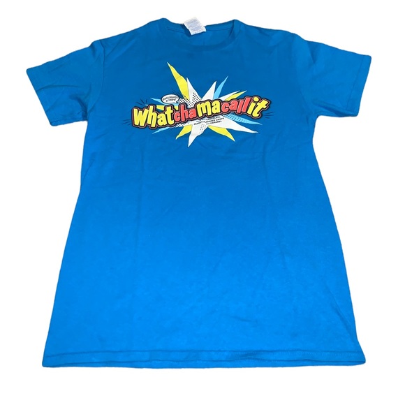 Vintage Whatchamacallit Blue Hershey’s Promotional Shirt Candy Snack - Picture 1 of 3